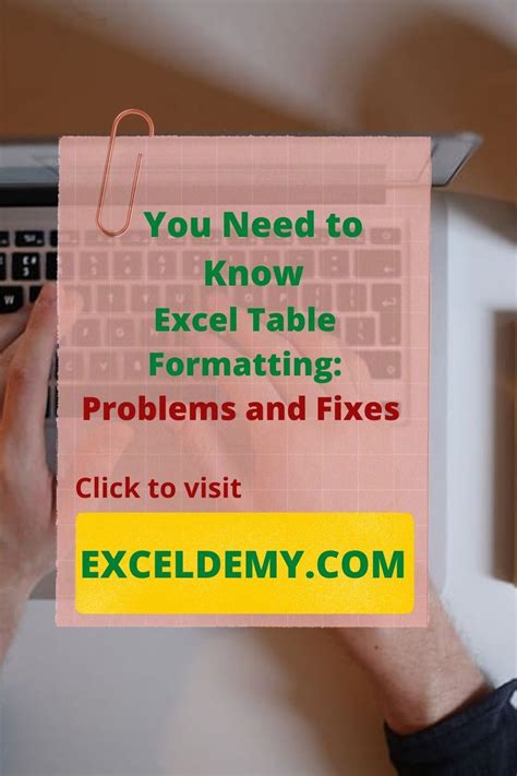 Excel Formatting Problems