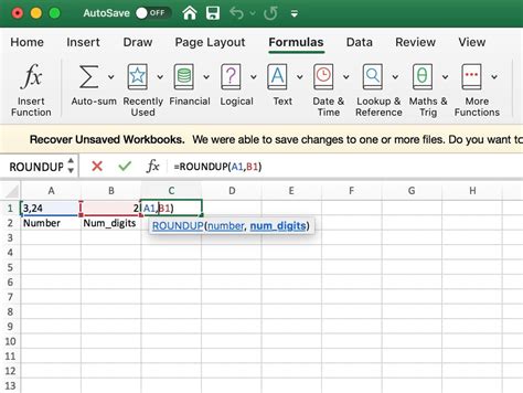 Excel Roundup Function Best Practices