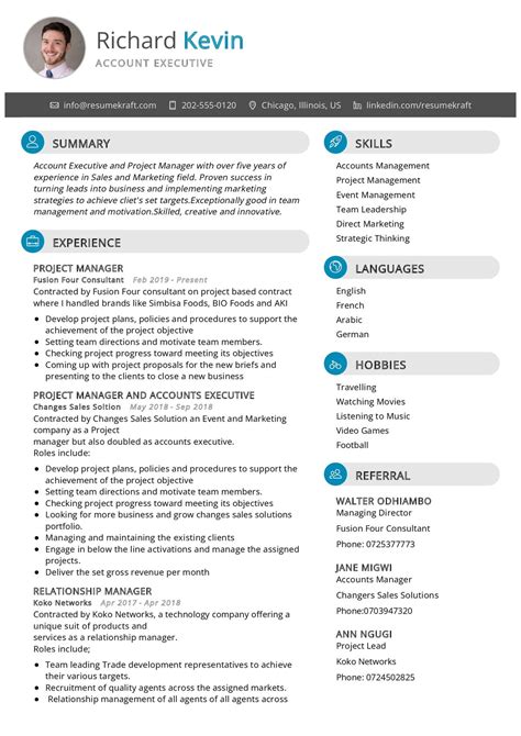 Example of an Executive CV