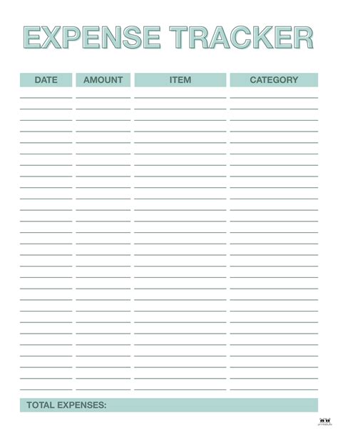 Expenses Tracker Template