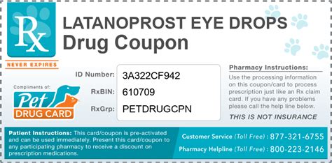 Eye Drop Coupons for Pets