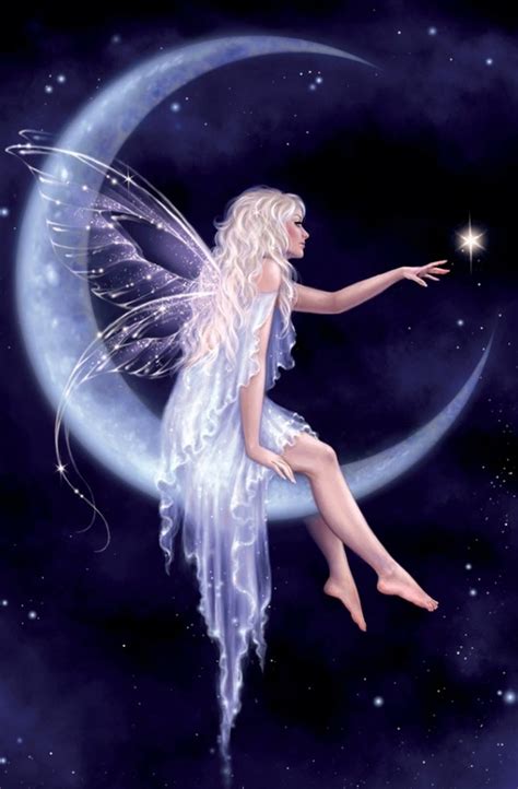 Fairy under the moon