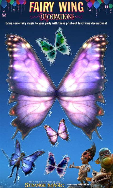 Description of Fairy Wing Decorations