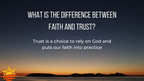 Description of Faith and Trust