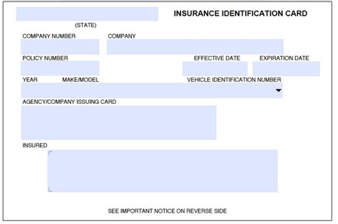 Description of Fake Insurance Template 5