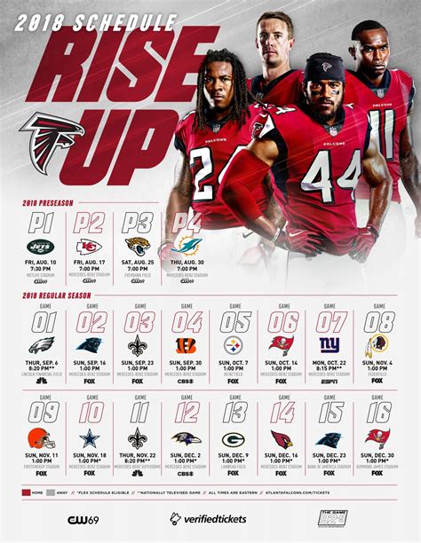 Description of Falcons Schedule 2023