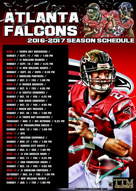 Description of Falcons Schedule Release