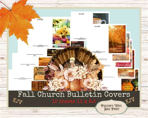 Fall Bulletin Covers