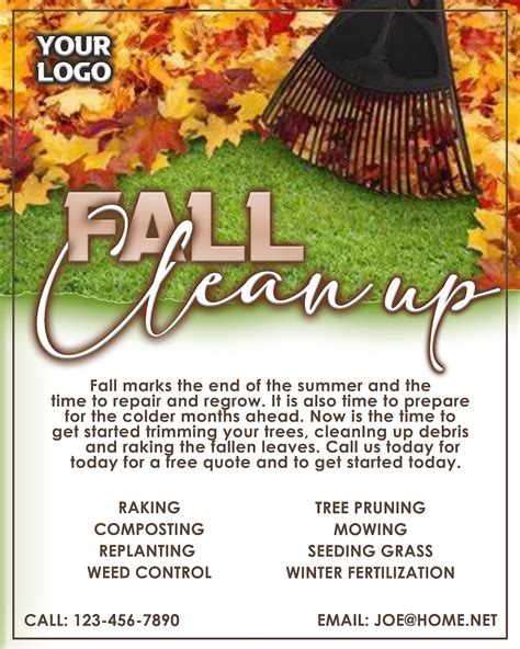 Fall Clean Up Flyer Template Best Practices