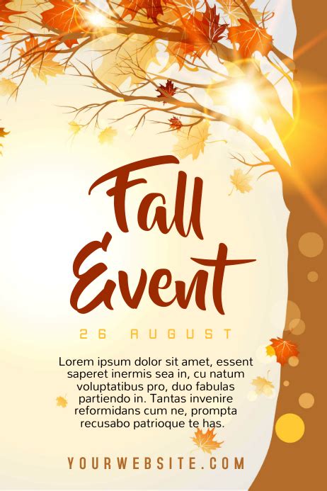 Fall Event Templates