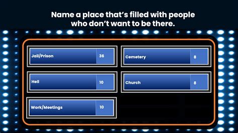 Family Feud answers