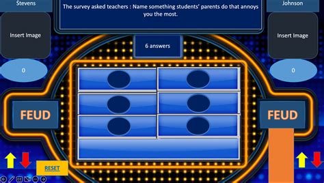 Family Feud template example 2