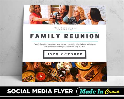 Family Reunion Flyer Template