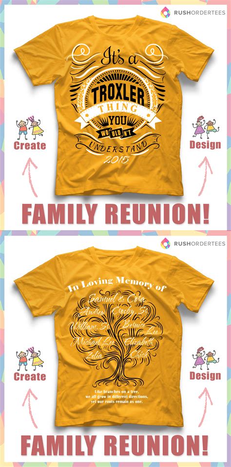 Best Practices for Family Reunion T-Shirt Template Design