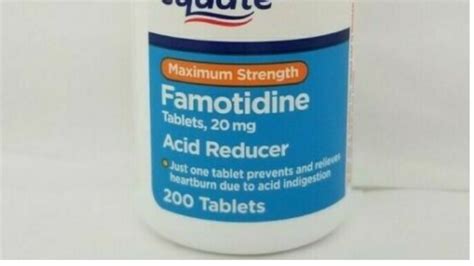 Famotidine drug interactions