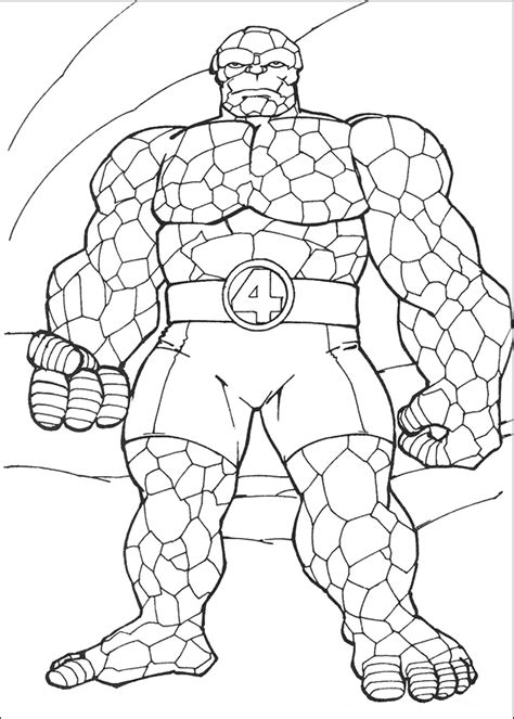 Fantastic Four coloring page