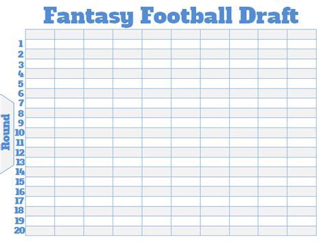 Fantasy Football Templates Image