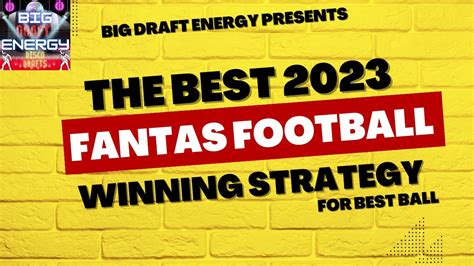 Fantasy Football Winning Strategies