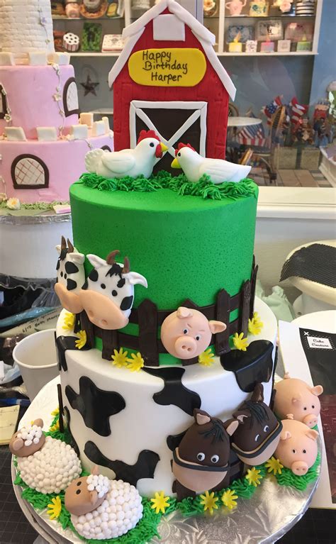 Farm Themed Cakes