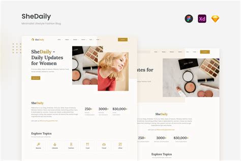 Fashion Blog Design Templates