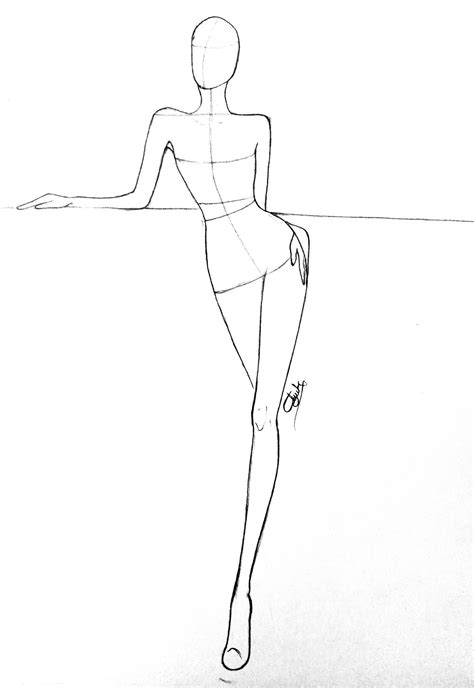 Fashion Model Sketches Poses