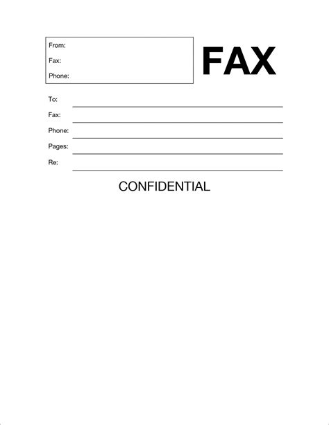 Fax Cover Sheet Samples