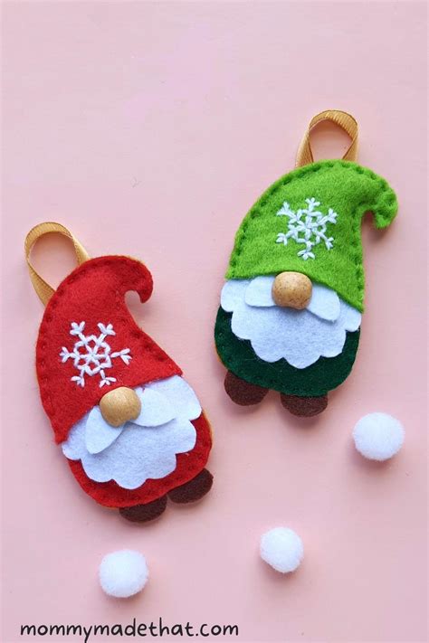 Felt Christmas Ornament Ideas