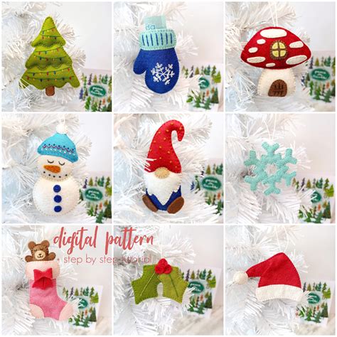 Felt Christmas Ornament Patterns