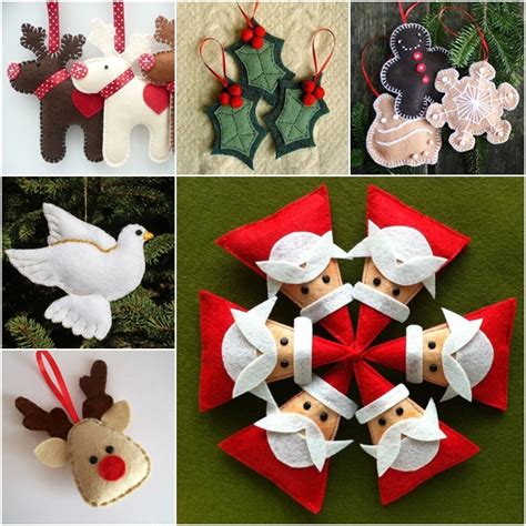 Felt Christmas Ornament Tutorials