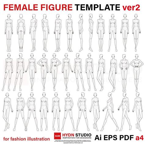 Female Body Template Variations