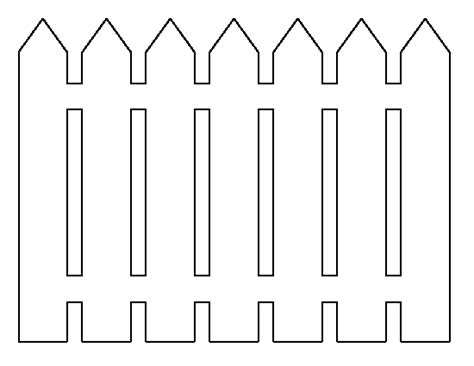 Fence templates for various designs