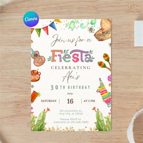 Fiesta Invitation Designs