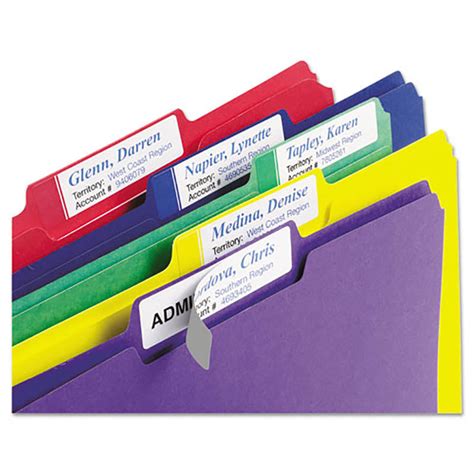 File Folder Labels Design