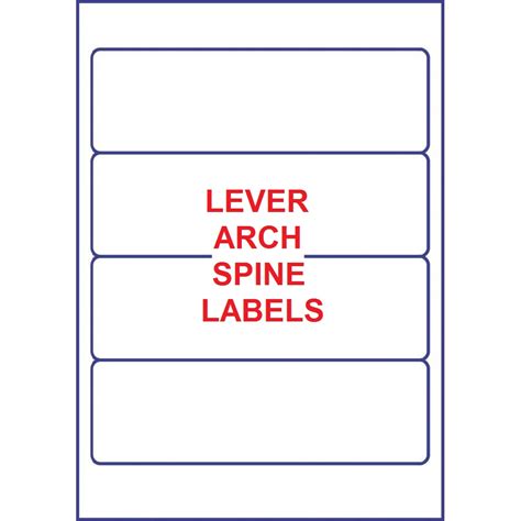 File Label Template