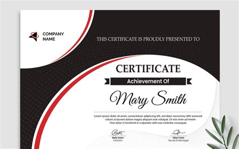 Final Thoughts on Black and White Certificate Templates