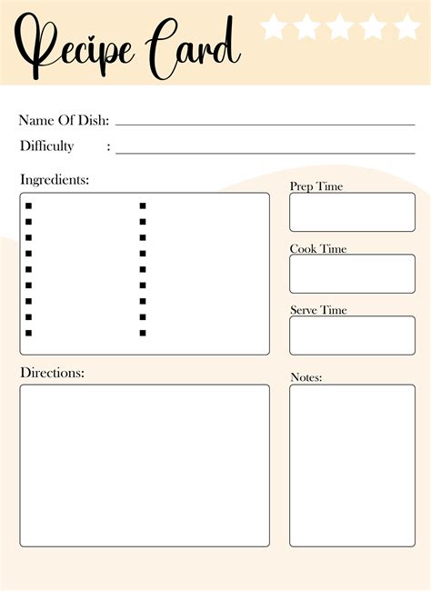 Final Thoughts on Recipe Card Templates