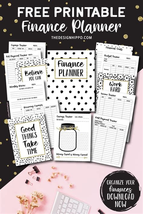 Financial planning printables example