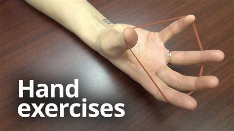 Finger exercises for carpal tunnel syndrome