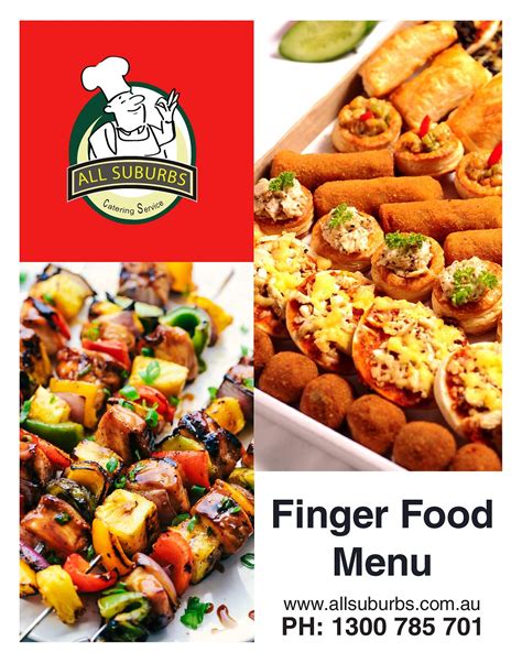 Finger Foods Menu