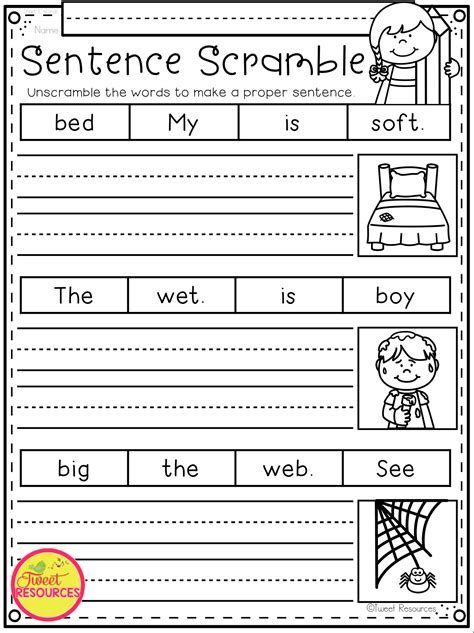 Vocabulary Worksheets