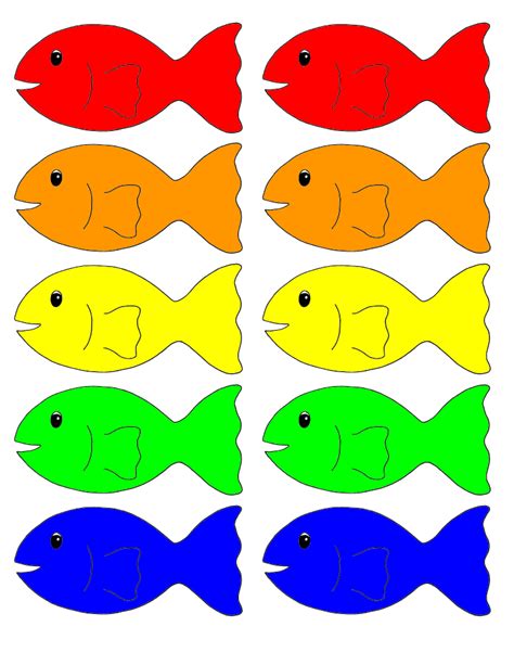 Fish Game Templates Printable Image