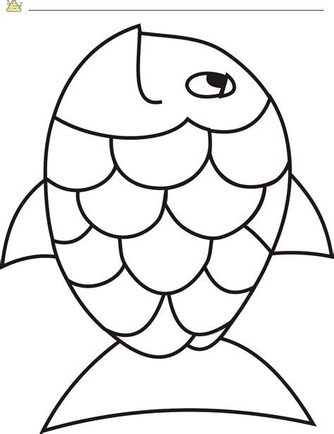 Fish Printable Stencils for Kids