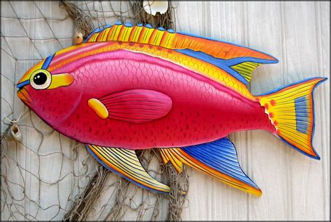 Fish wall art for decorative purposes