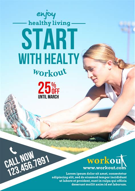 Fitness Flyer Template 5