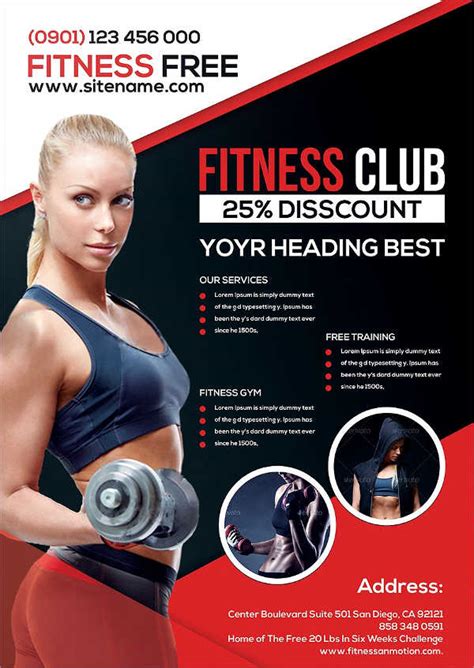 Fitness Flyer Template