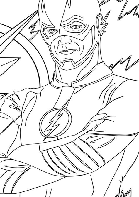 Flash Coloring Pages Printable