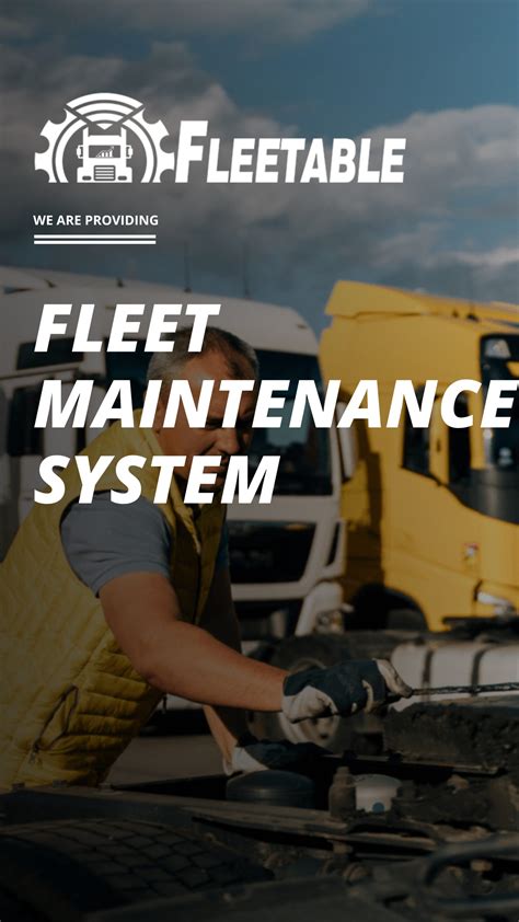 Fleet maintenance technologies