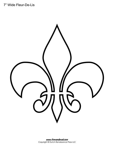 Fleur De Lis Stencil Prints Art