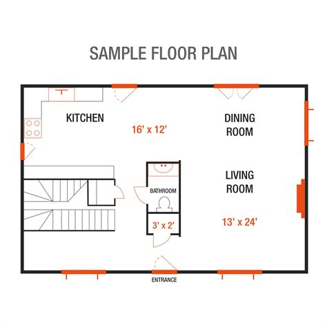 Floor plan drawing