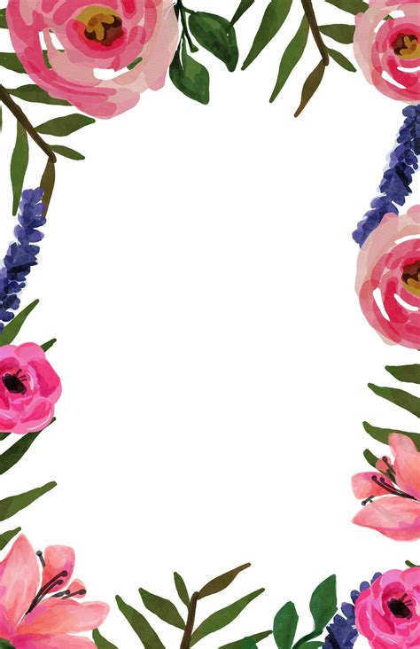 Floral template ideas